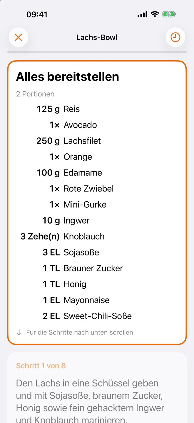 Kochmodus mit Timern